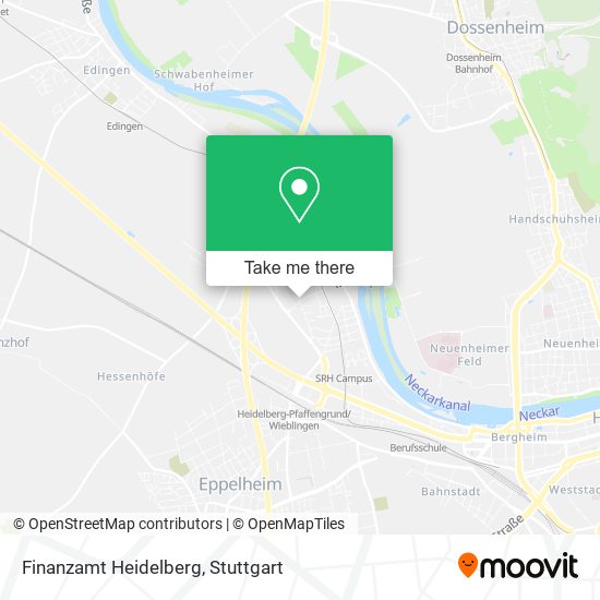 Карта Finanzamt Heidelberg