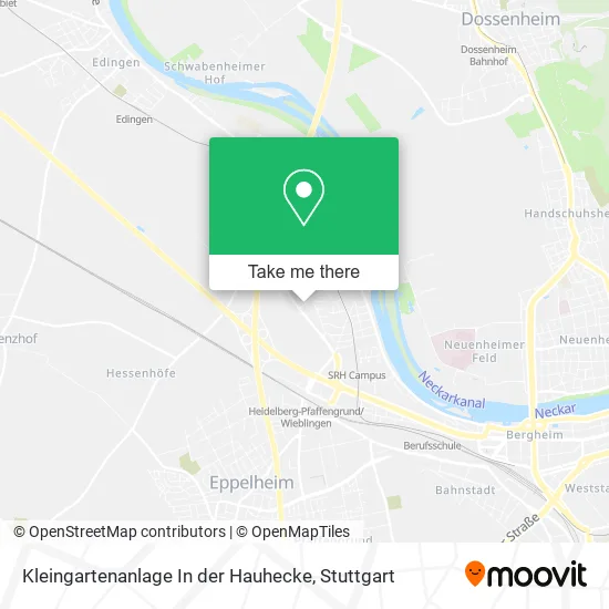 Карта Kleingartenanlage In der Hauhecke