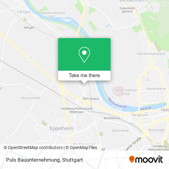 Puls Bauunternehmung map