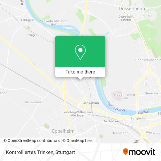 Карта Kontrolliertes Trinken