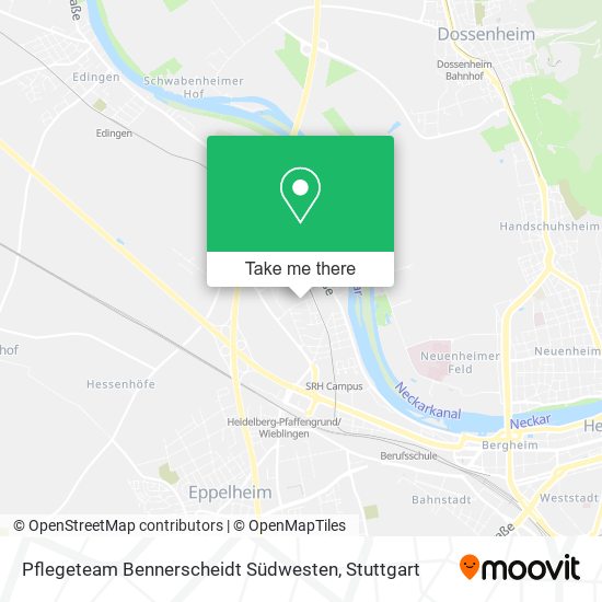 Pflegeteam Bennerscheidt Südwesten map