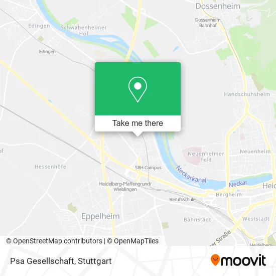 Psa Gesellschaft map