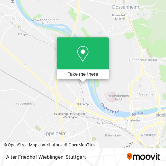 Alter Friedhof Wieblingen map