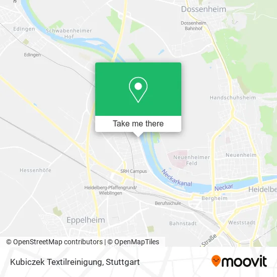 Карта Kubiczek Textilreinigung