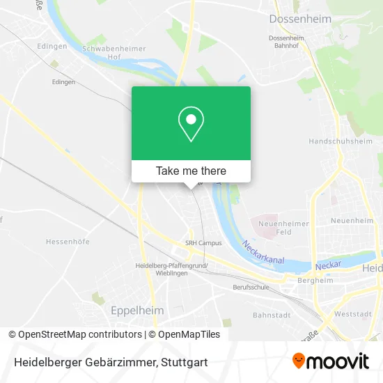 Карта Heidelberger Gebärzimmer