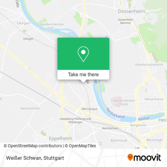 Карта Weißer Schwan