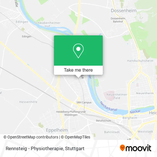 Карта Rennsteig - Physiotherapie