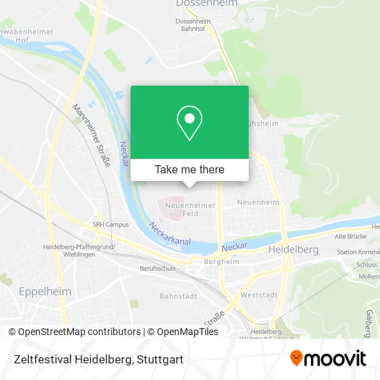 Карта Zeltfestival Heidelberg