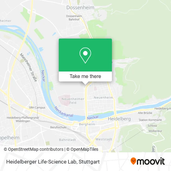 Карта Heidelberger Life-Science Lab