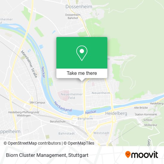 Biorn Cluster Management map