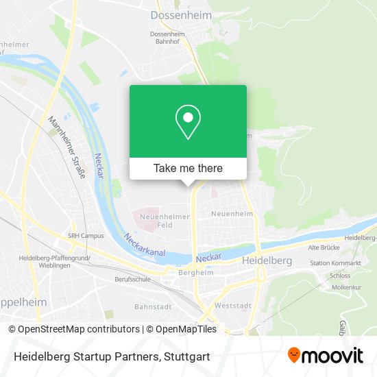 Heidelberg Startup Partners map