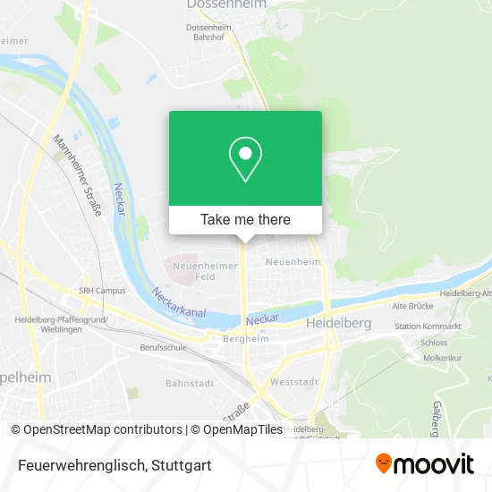 Карта Feuerwehrenglisch