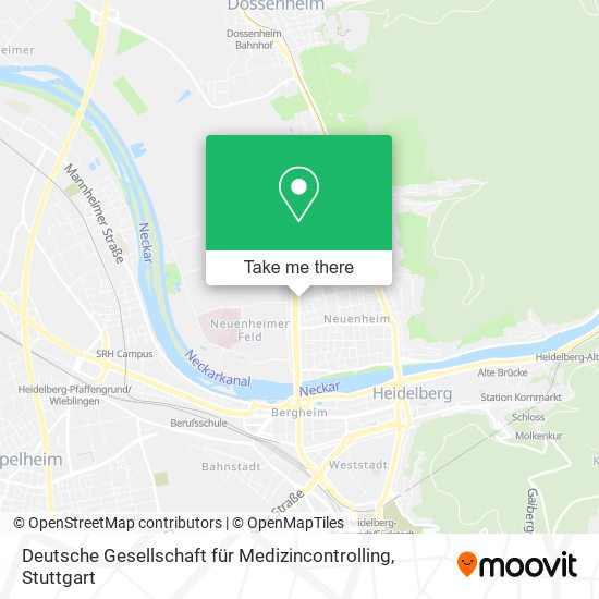 Deutsche Gesellschaft für Medizincontrolling map