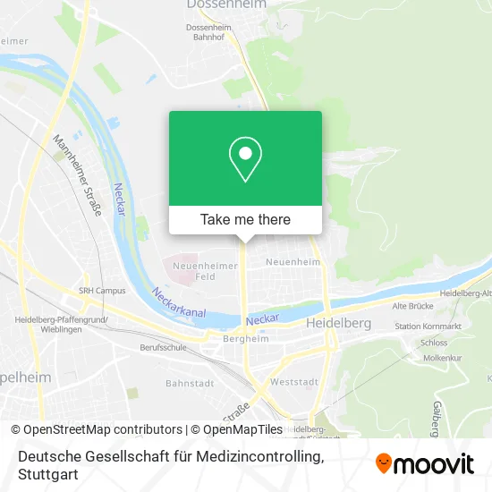 Карта Deutsche Gesellschaft für Medizincontrolling