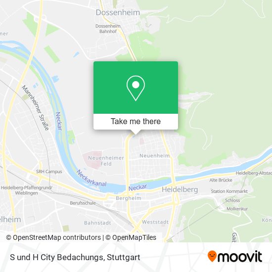 S und H City Bedachungs map