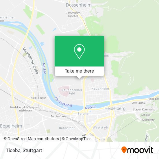 Карта Ticeba