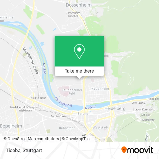 Карта Ticeba