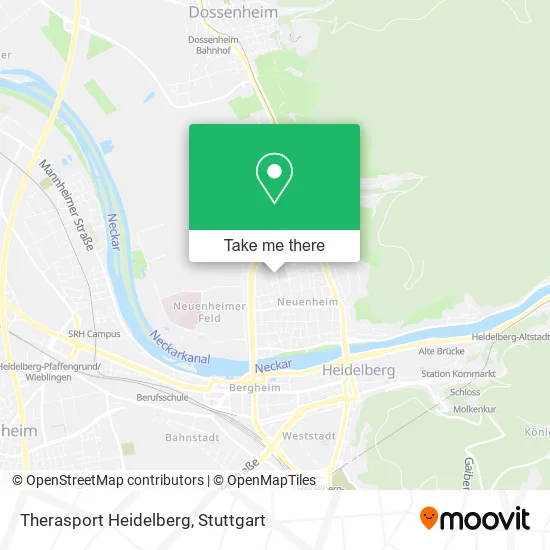 Карта Therasport Heidelberg