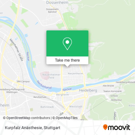 Kurpfalz Anästhesie map