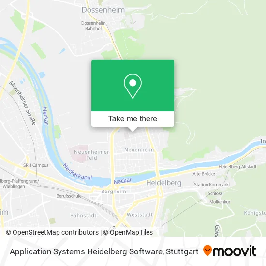 Карта Application Systems Heidelberg Software