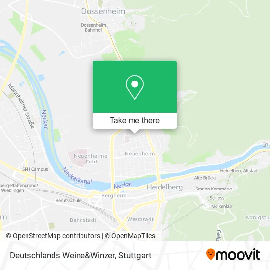 Карта Deutschlands Weine&Winzer