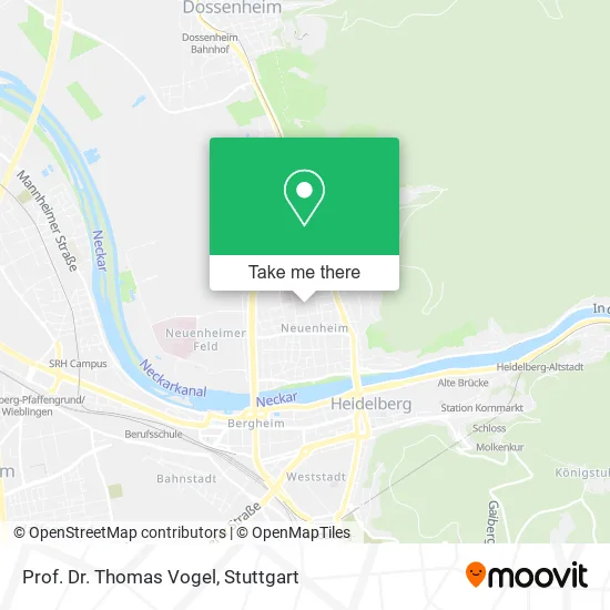 Карта Prof. Dr. Thomas Vogel