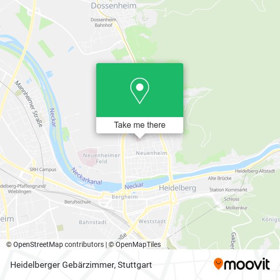 Heidelberger Gebärzimmer map