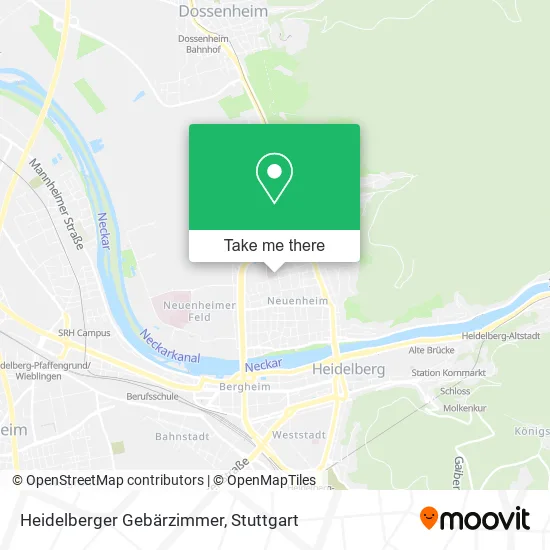 Карта Heidelberger Gebärzimmer