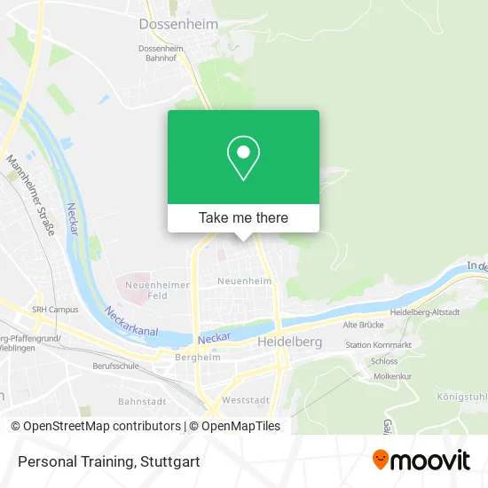 Карта Personal Training