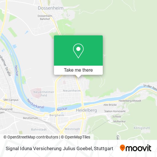 Signal Iduna Versicherung Julius Goebel map