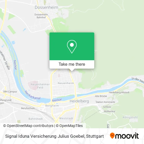 Карта Signal Iduna Versicherung Julius Goebel