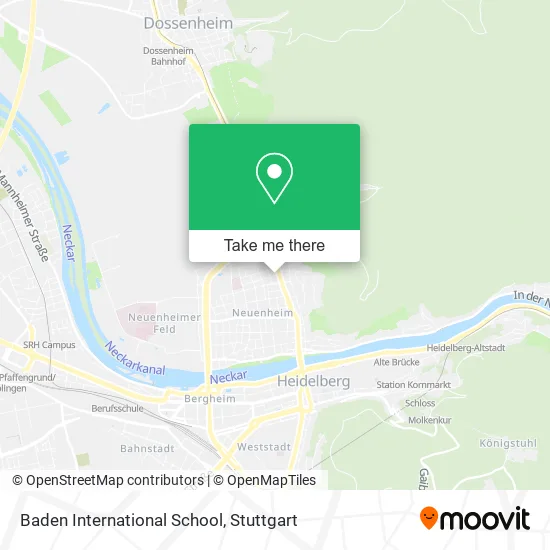 Карта Baden International School