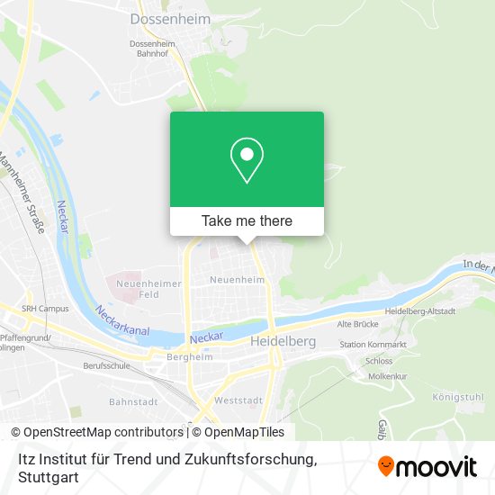 Itz Institut für Trend und Zukunftsforschung map