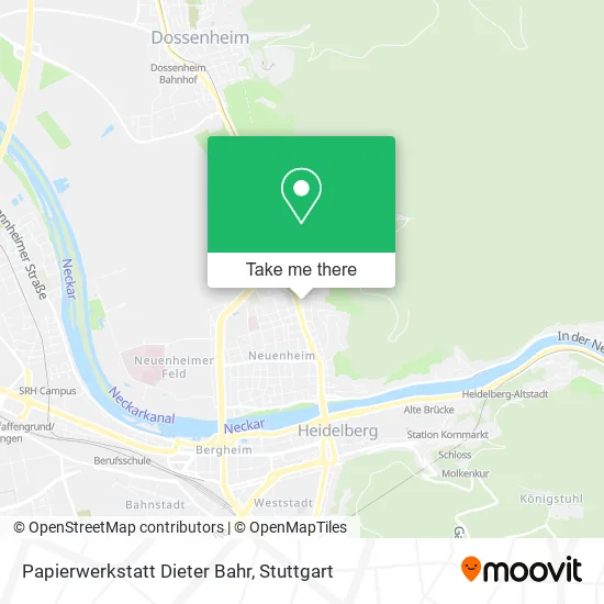 Карта Papierwerkstatt Dieter Bahr