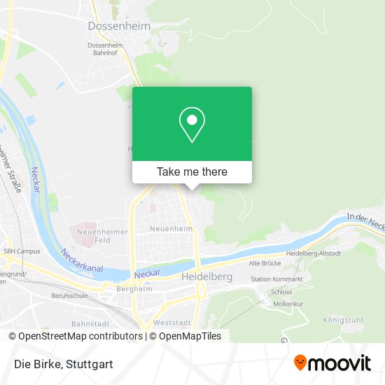 Карта Die Birke