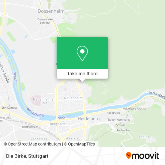 Карта Die Birke