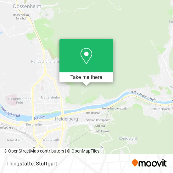 Карта Thingstätte