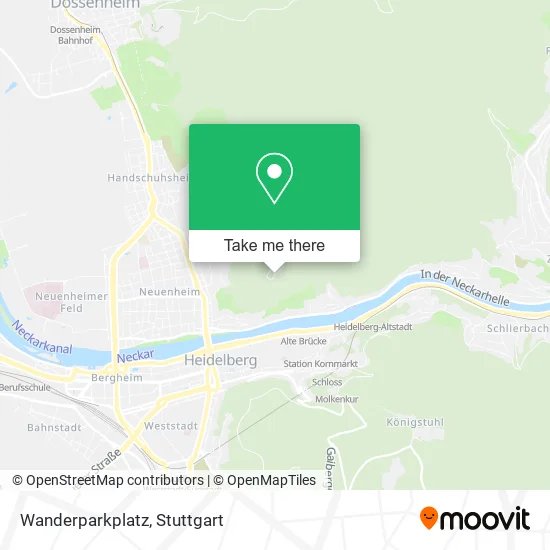 Карта Wanderparkplatz