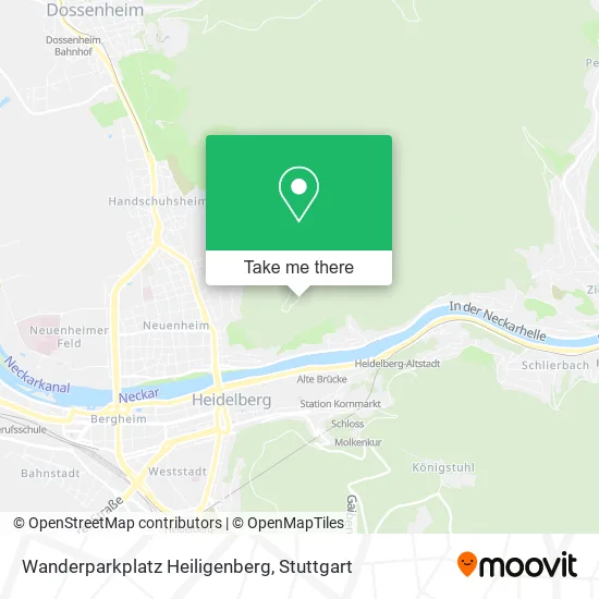 Карта Wanderparkplatz Heiligenberg