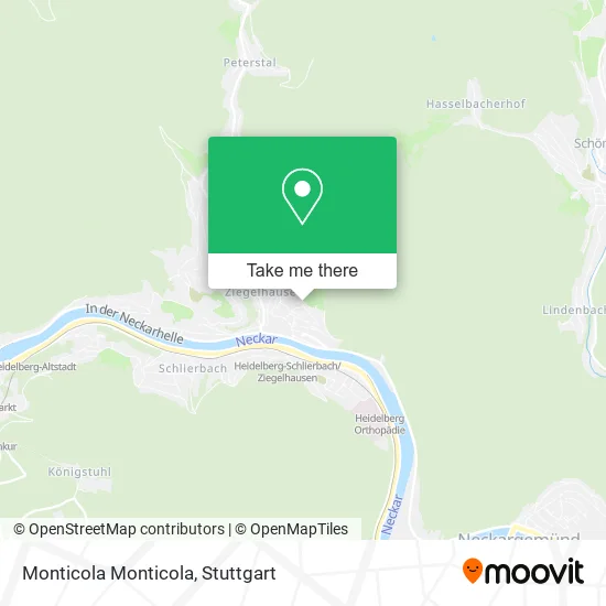 Карта Monticola Monticola