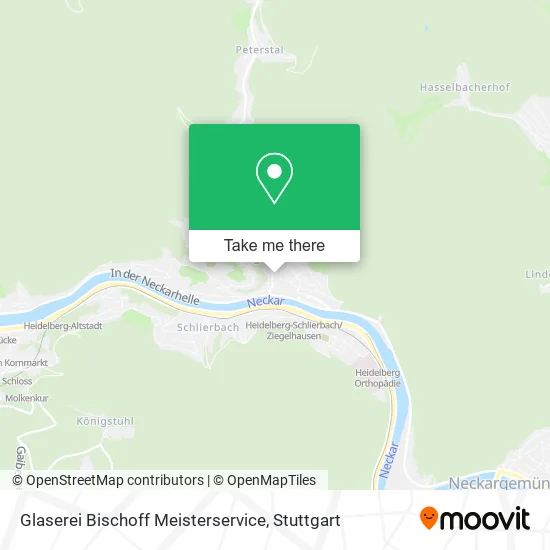 Карта Glaserei Bischoff Meisterservice