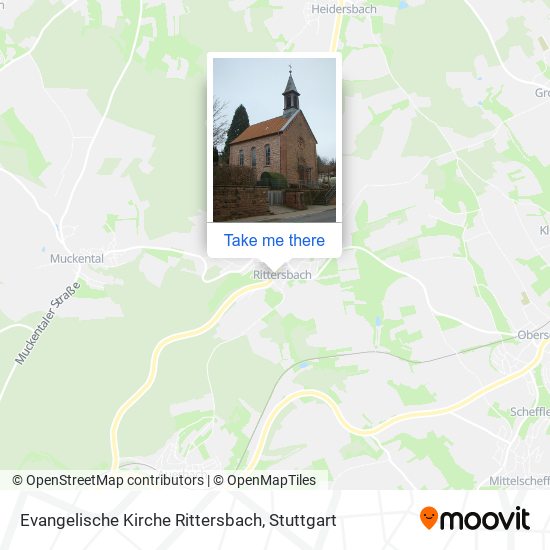 Evangelische Kirche Rittersbach map