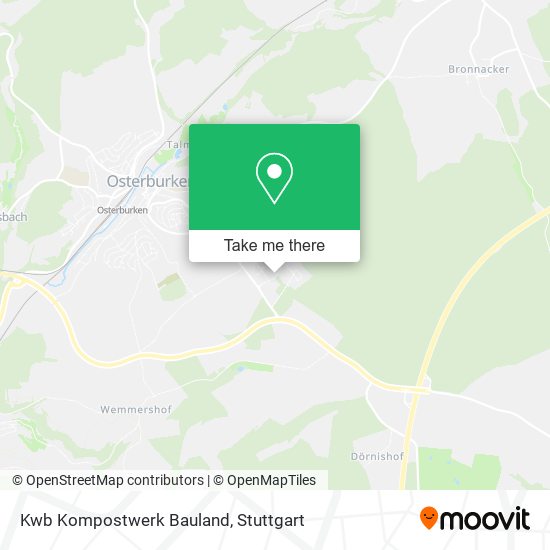 Kwb Kompostwerk Bauland map