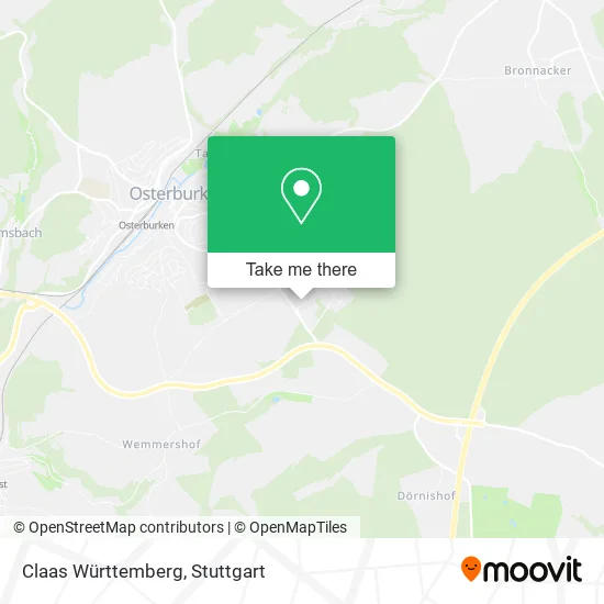 Карта Claas Württemberg