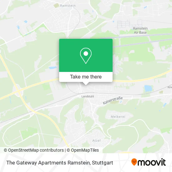 Карта The Gateway Apartments Ramstein