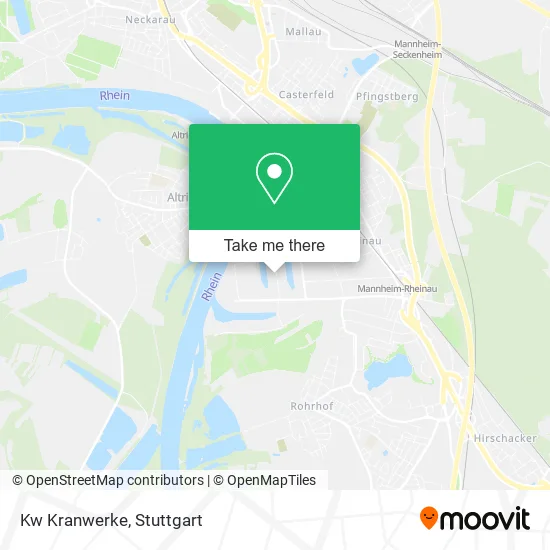 Карта Kw Kranwerke