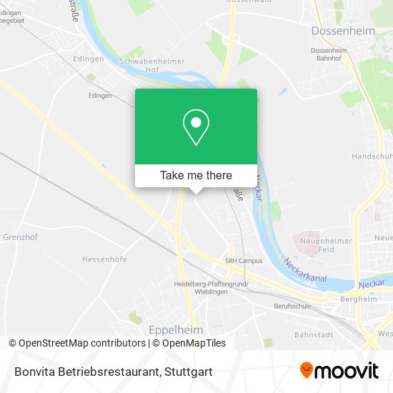 Bonvita Betriebsrestaurant map