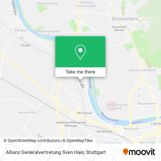 Карта Allianz Generalvertretung Sven Hain