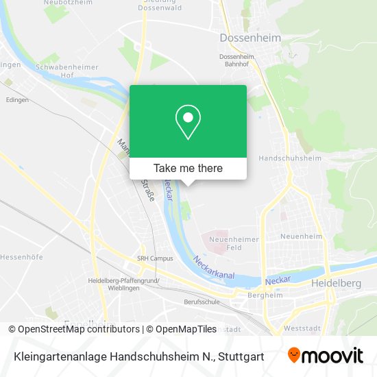 Kleingartenanlage Handschuhsheim N. map