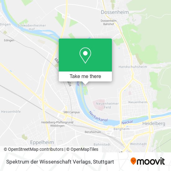 Spektrum der Wissenschaft Verlags map